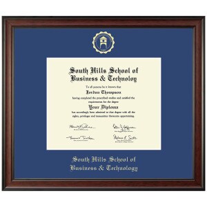 #111 South Hills diploma frame Studio (Mahogany)